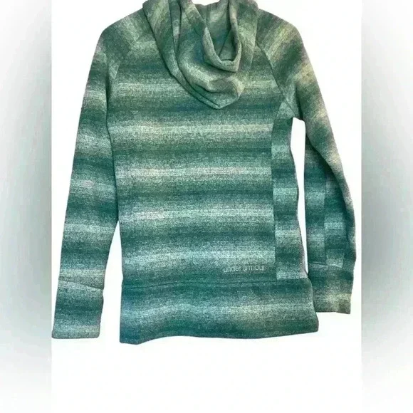 Under Armour Women's Wintersweet Full Zip Fleece Jacket Hoodie Green Sz Medium - Picture 3 of 11